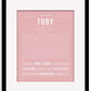 Frame Options | Dusty Rose | Black Frame, Matted