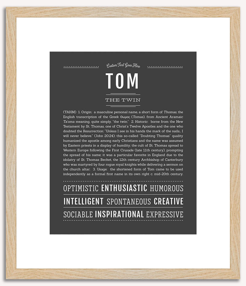 Tom | Name Art Print