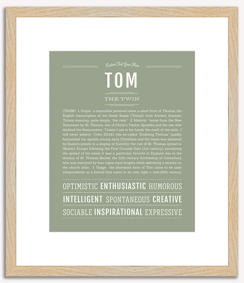 Tom | Name Art Print