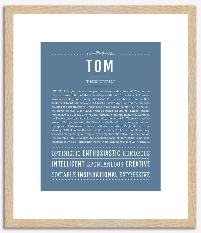 Tom | Name Art Print