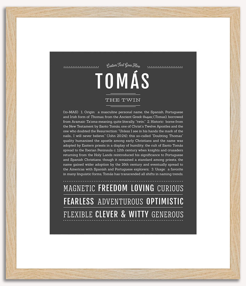 Tomas | Name Art Print