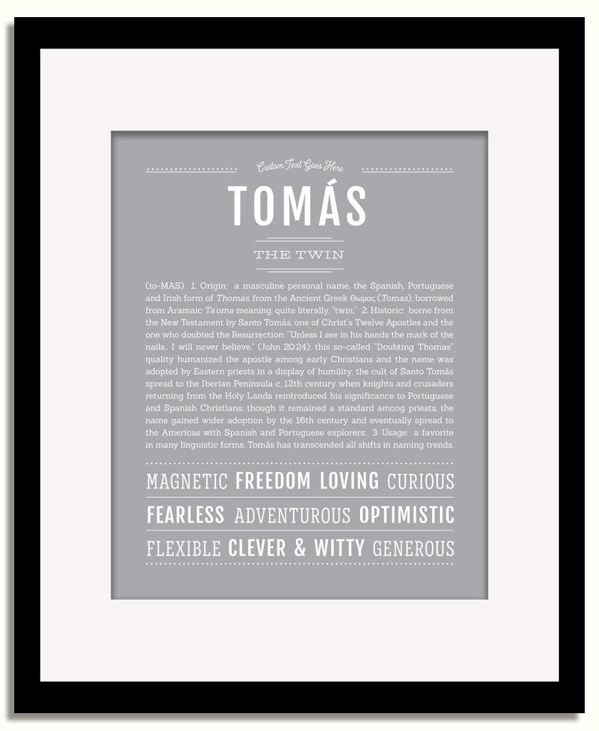 Frame Options | Sage | Black Frame, Matted