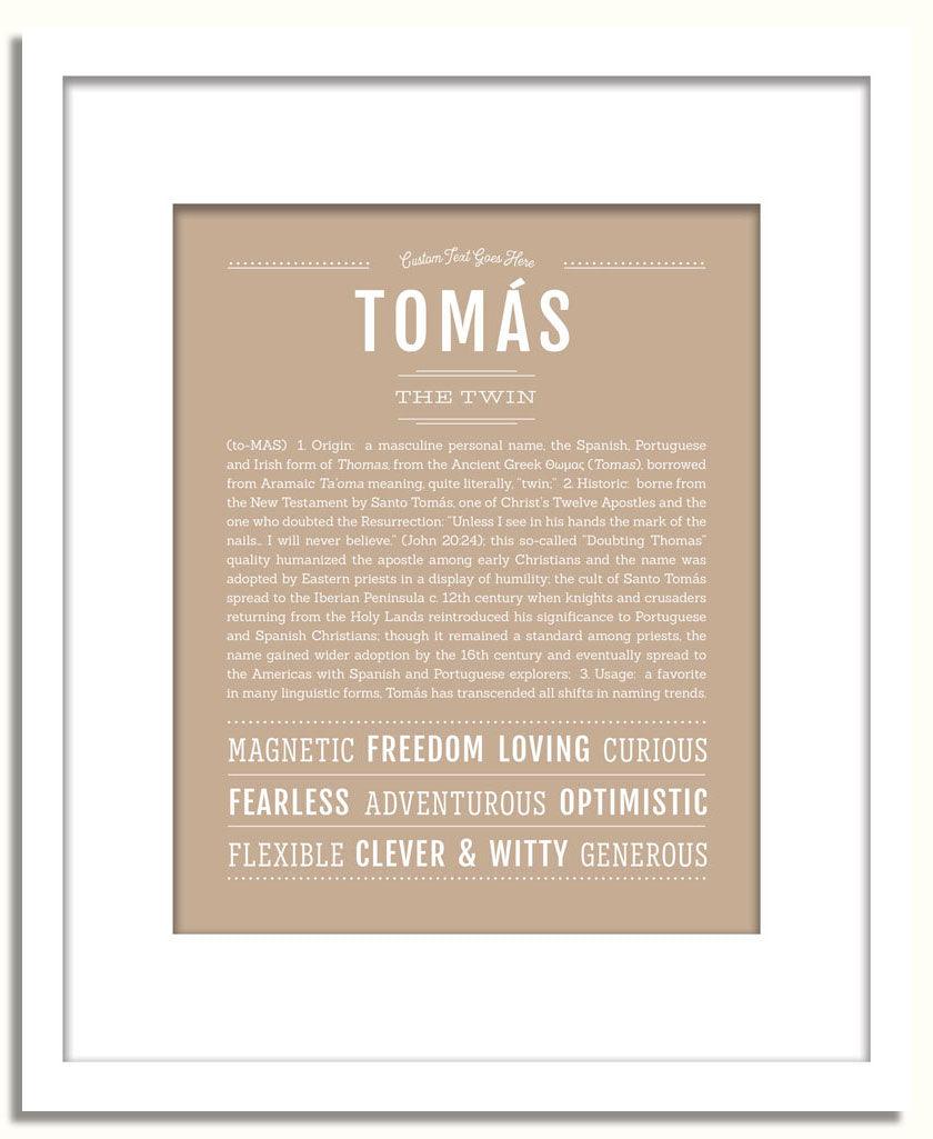 Frame Options | Tan | White Frame, Matted