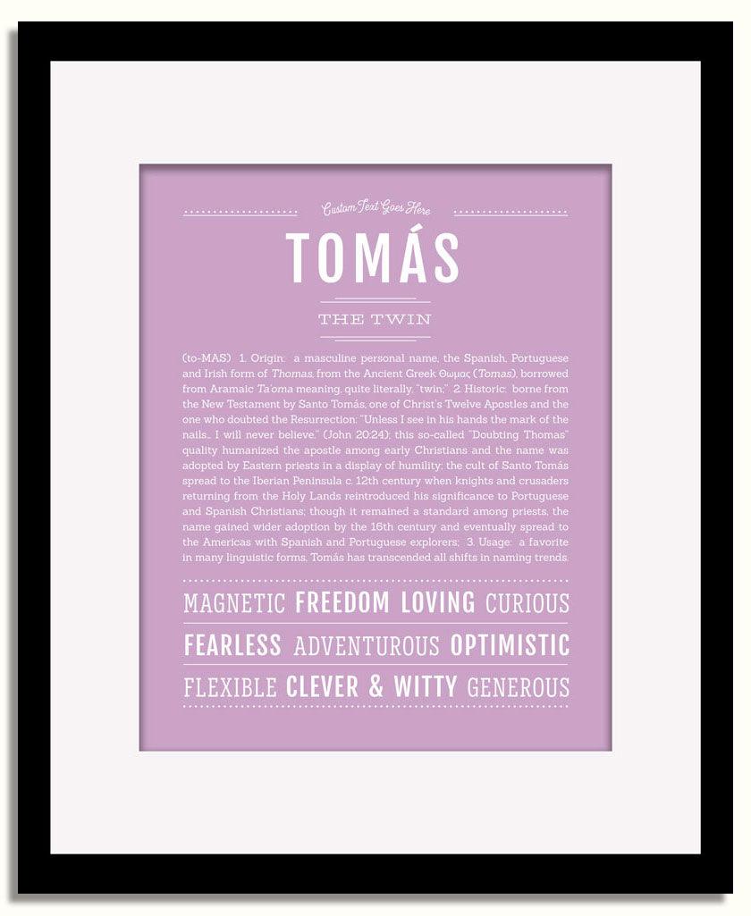 Frame Options | Lilac | Black Frame, Matted