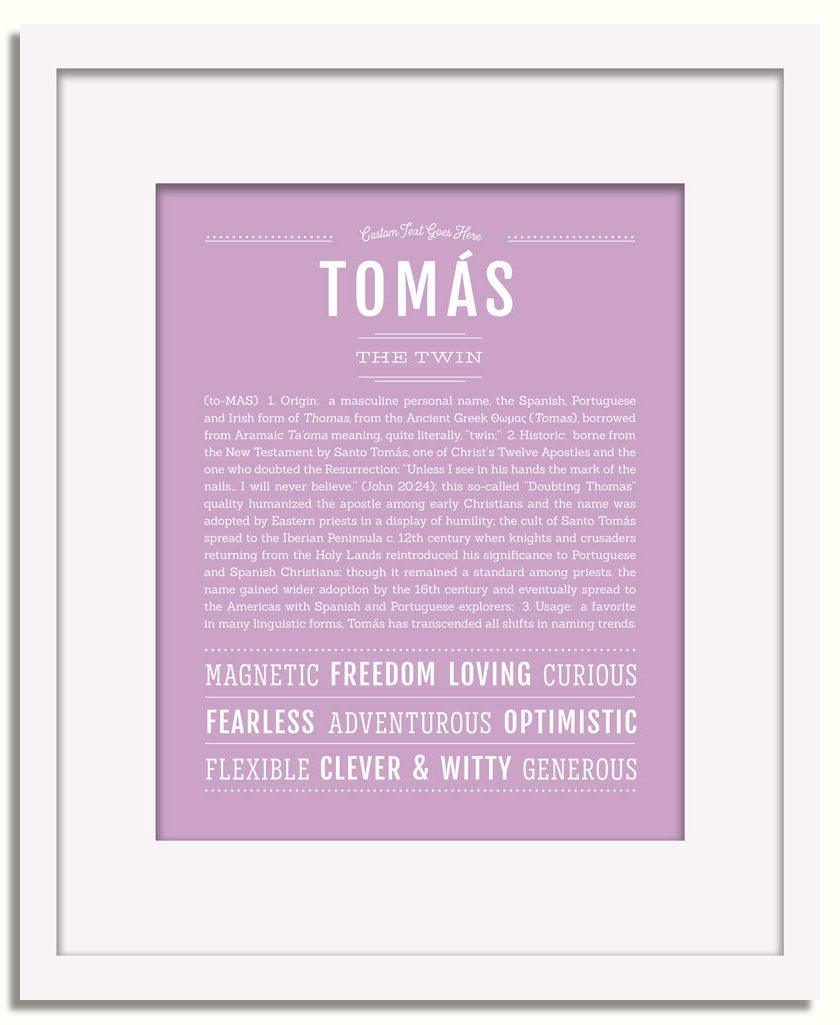 Frame Options | Lilac | White Frame, Matted