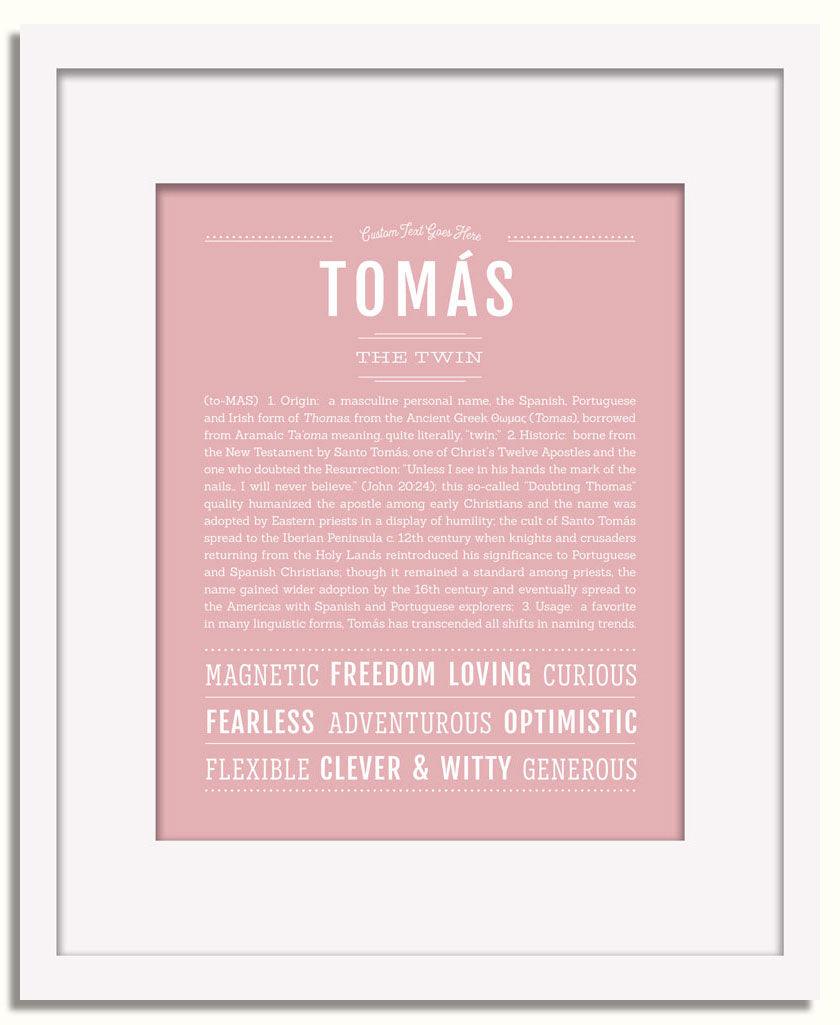 Frame Options | Dusty Rose | White Frame, Matted