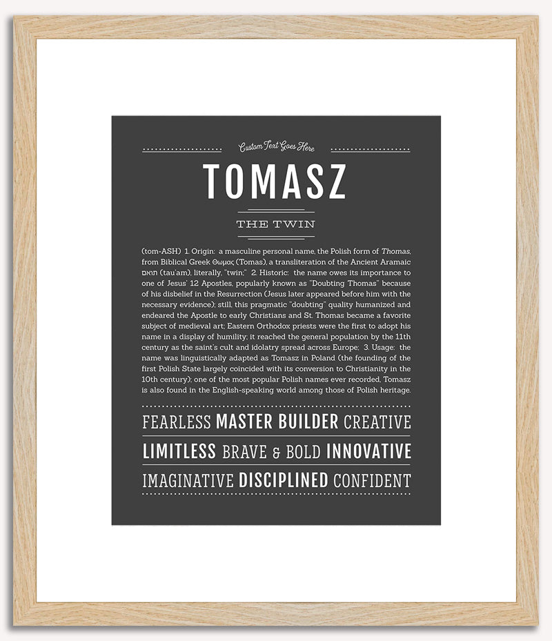 Tomasz | Name Art Print