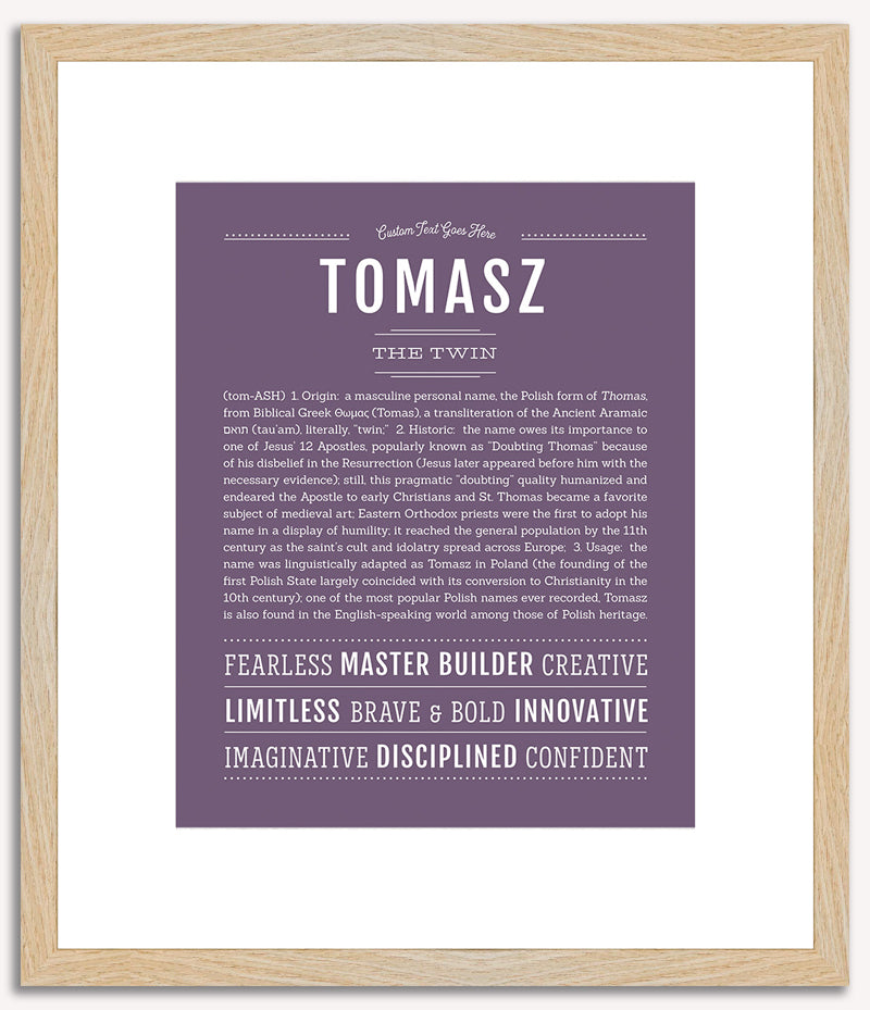 Tomasz | Name Art Print