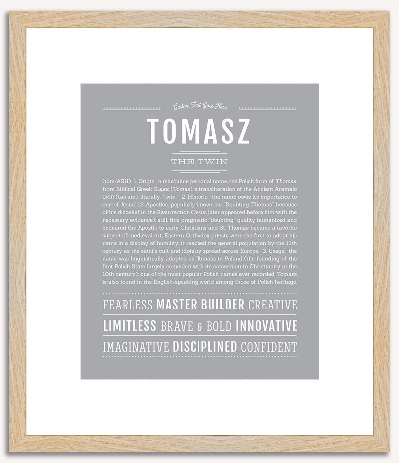 Tomasz | Name Art Print