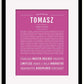 Frame Options | Dark Pink | Black Frame, Matted