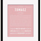 Frame Options | Dusty Rose | Black Frame, Matted