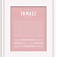 Frame Options | Dusty Rose | White Frame, Matted