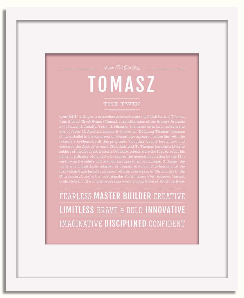 Frame Options | Dusty Rose | White Frame, Matted