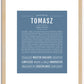 Tomasz | Name Art Print