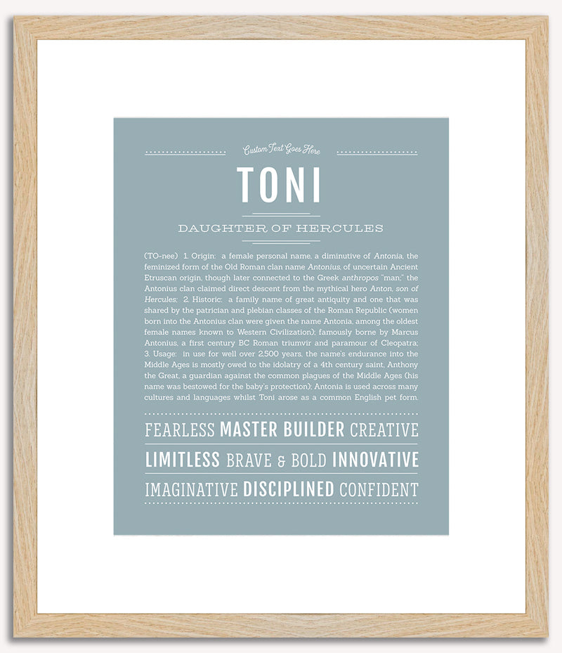 Toni | Name Art Print