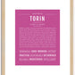 Torin | Name Art Print