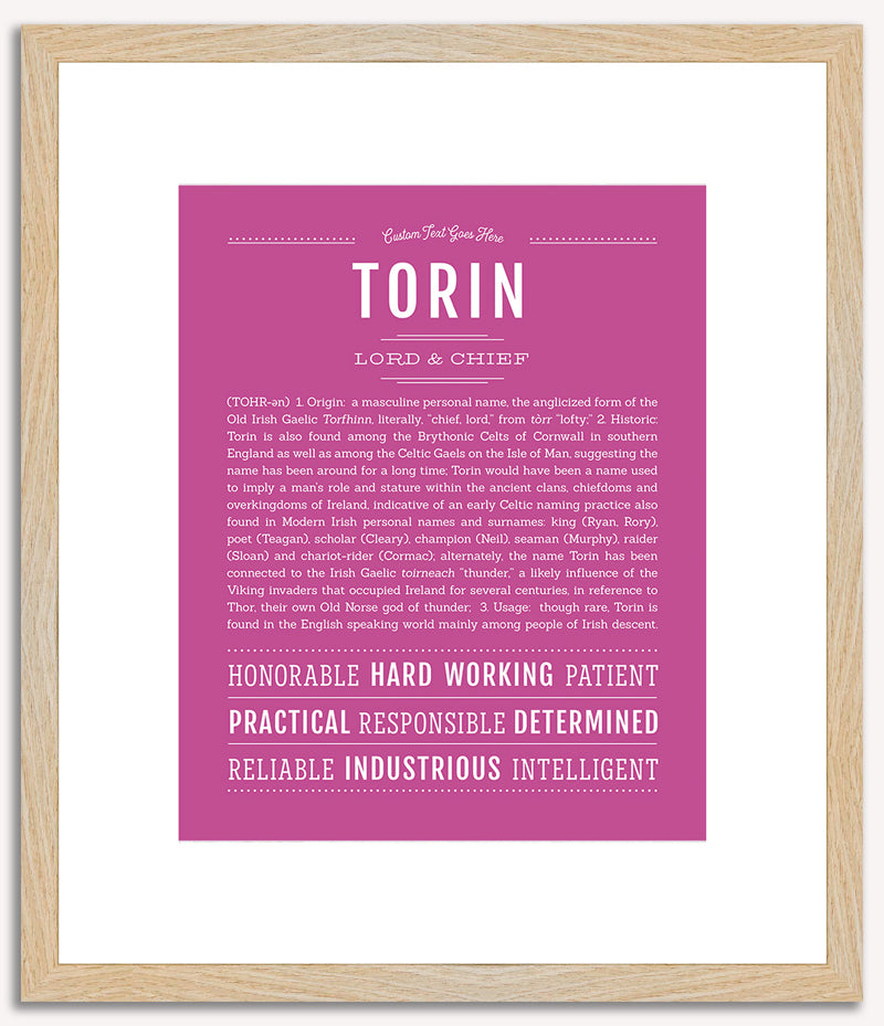 Torin | Name Art Print