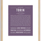 Torin | Name Art Print