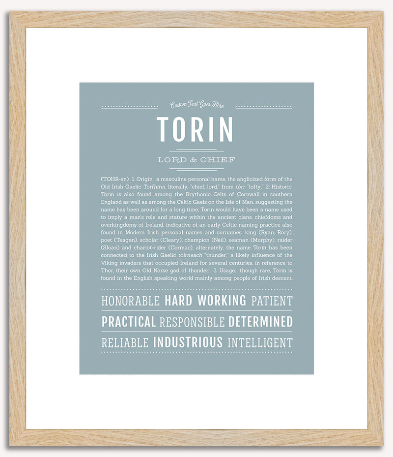 Torin | Name Art Print