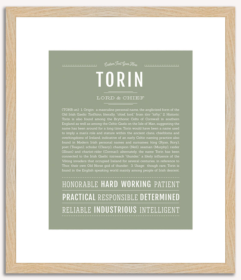 Torin | Name Art Print