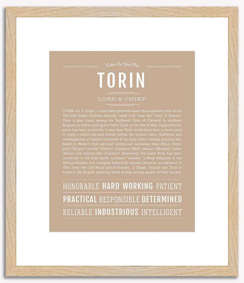 Torin | Name Art Print