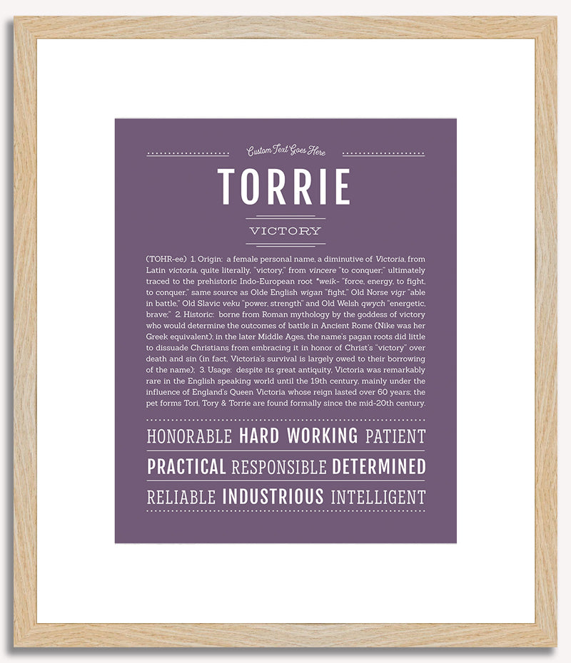 Torrie | Name Art Print