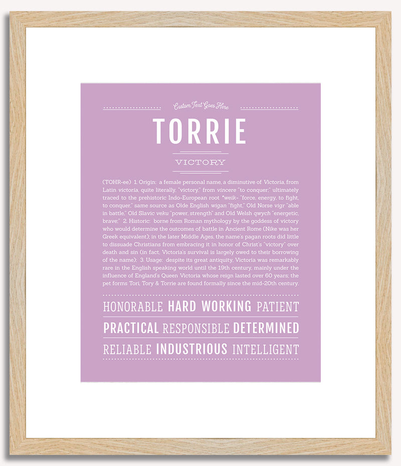 Torrie | Name Art Print