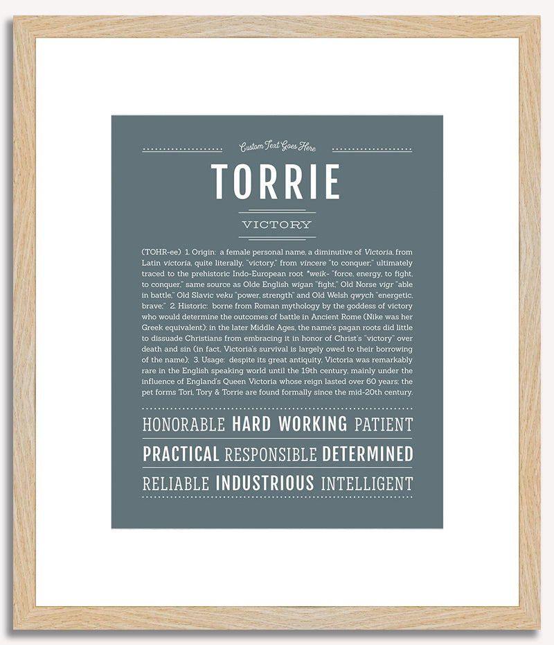 Torrie | Name Art Print