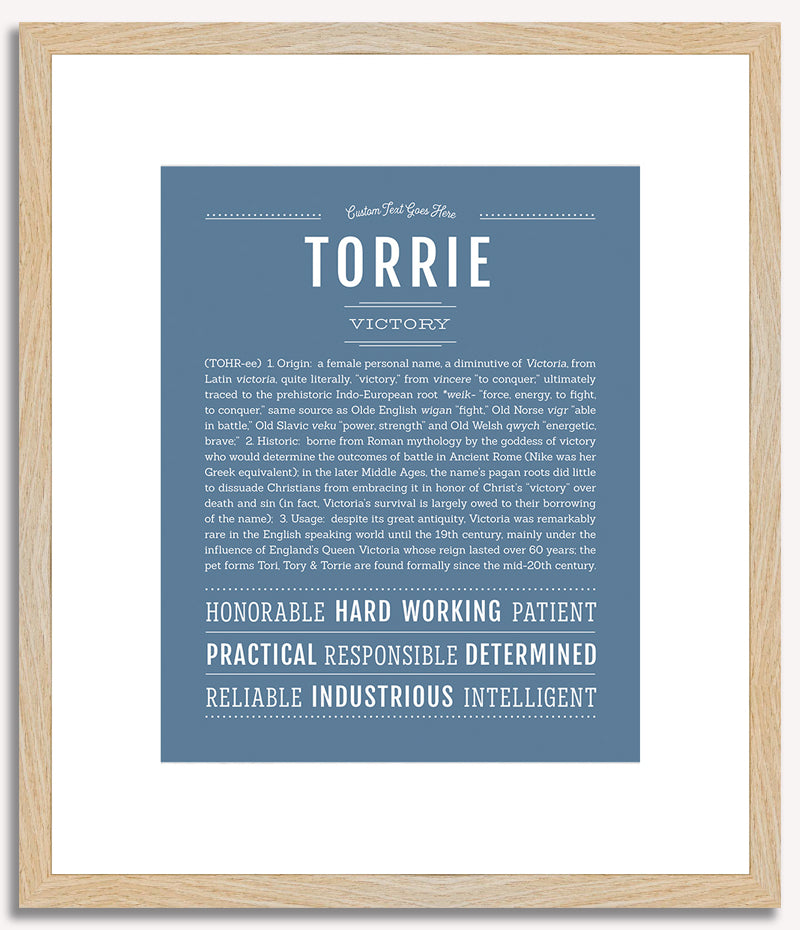 Torrie | Name Art Print