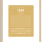 Tory (female) | Name Art Print