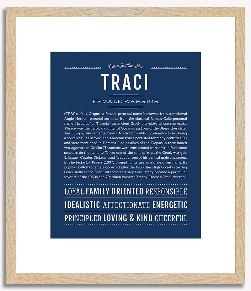 Traci | Name Art Print