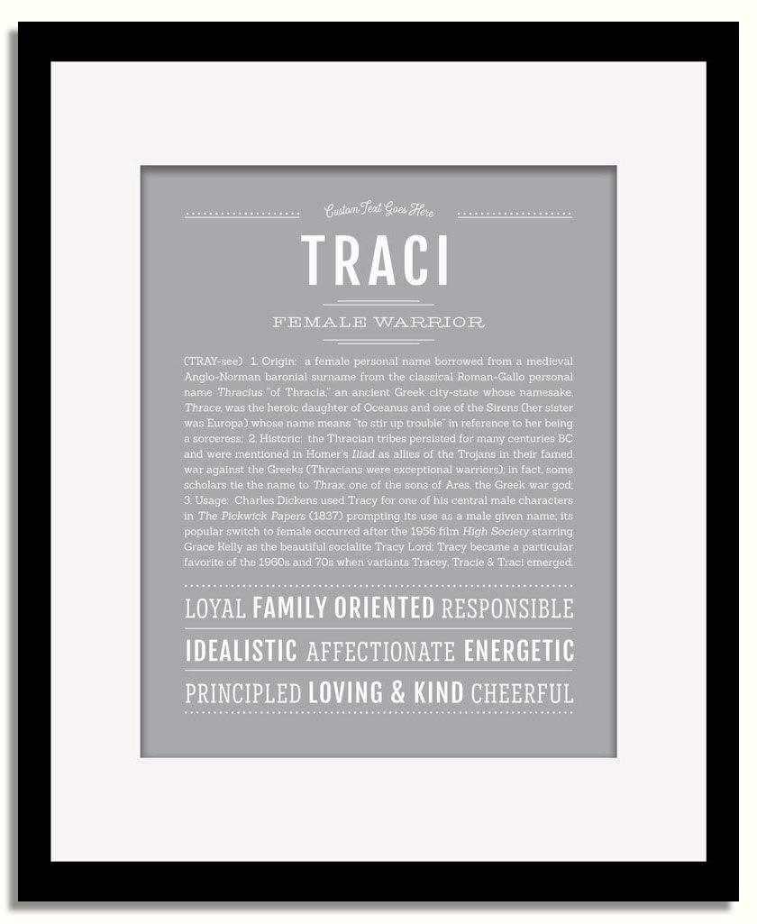 Frame Options | Sage | Black Frame, Matted