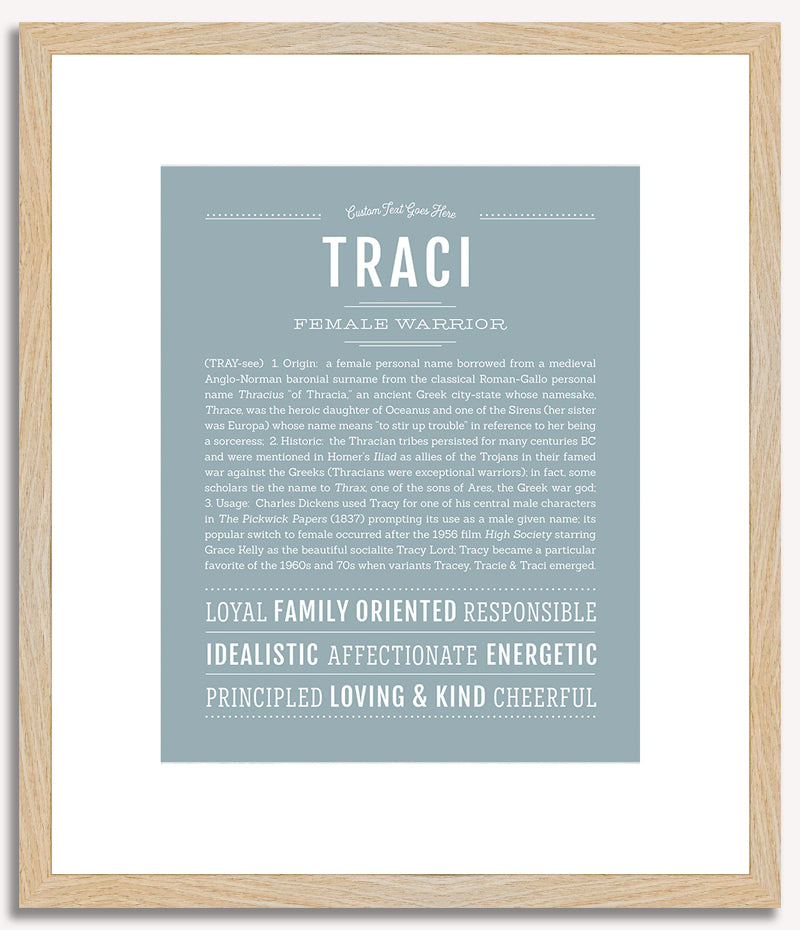 Traci | Name Art Print