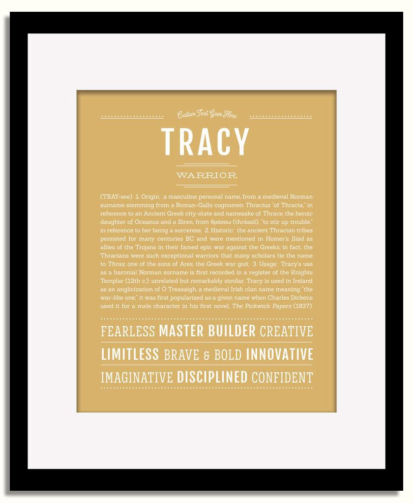 Frame Options | Matte Gold | Black Frame, Matted