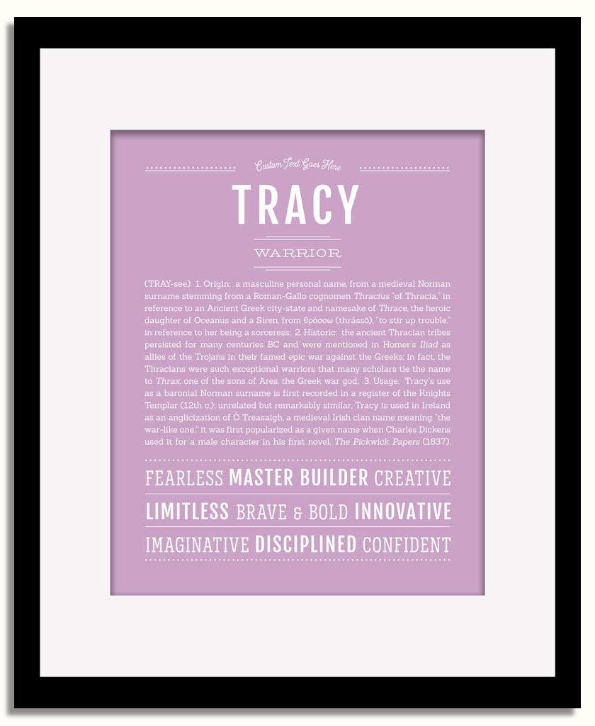 Frame Options | Lilac | Black Frame, Matted