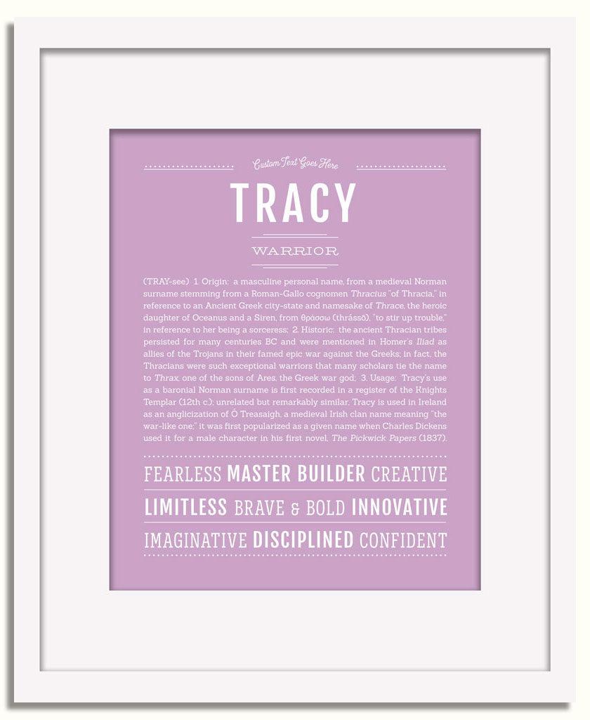 Frame Options | Lilac | White Frame, Matted