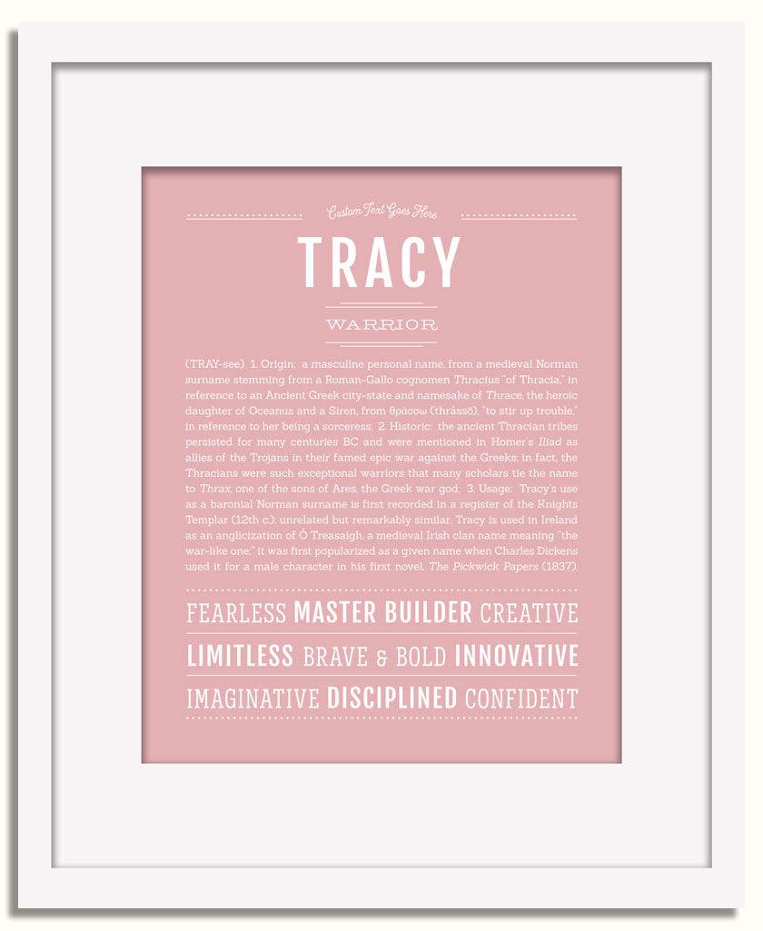 Frame Options | Dusty Rose | White Frame, Matted