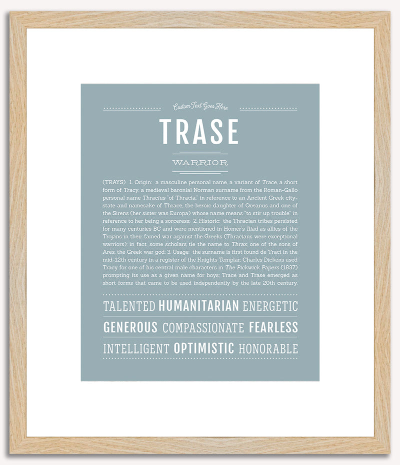 Trase | Name Art Print