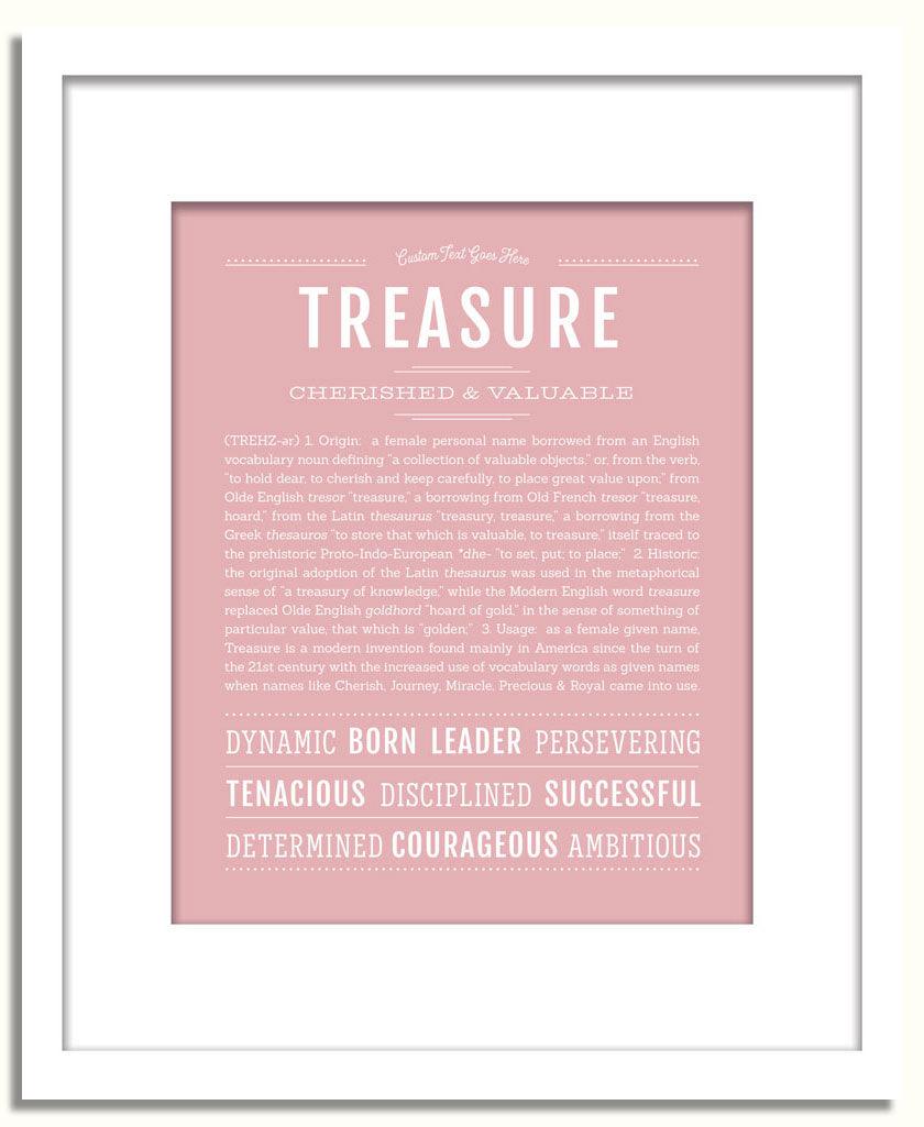 Frame Options | Dusty Rose | White Frame, Matted