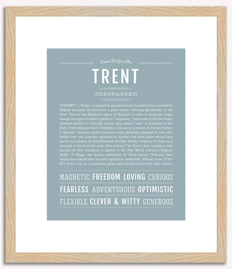 Trent | Name Art Print