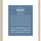 Trent | Name Art Print