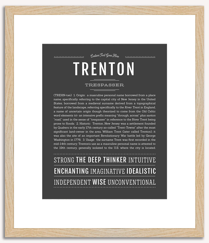 Trenton | Name Art Print