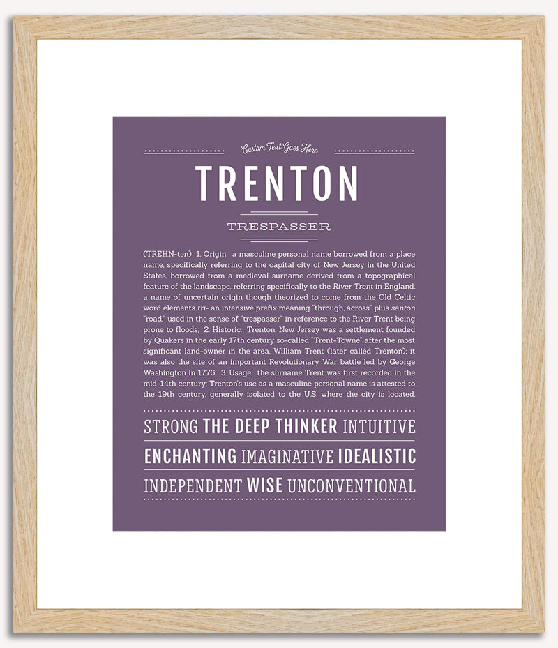 Trenton | Name Art Print