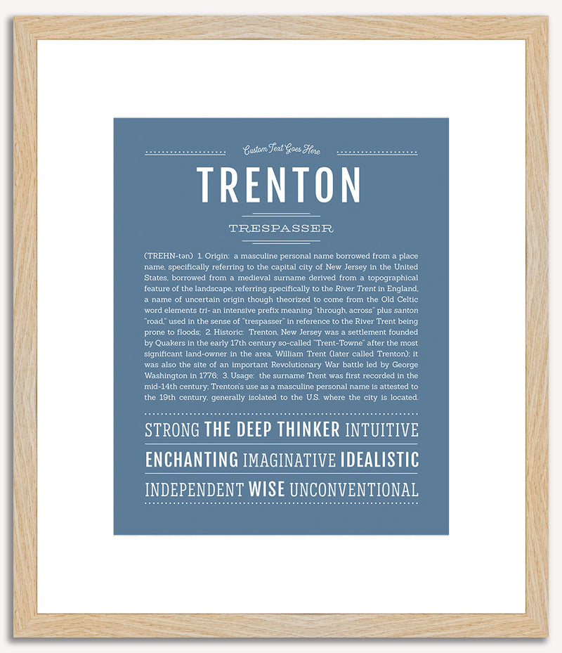 Trenton | Name Art Print