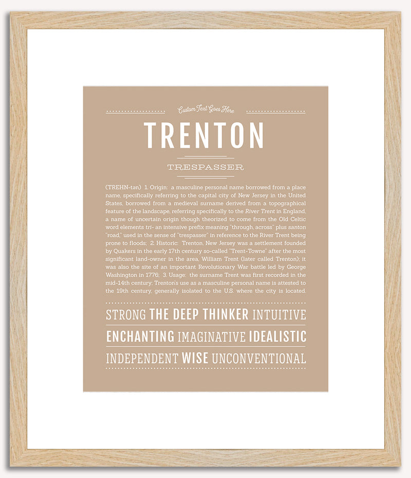 Trenton | Name Art Print