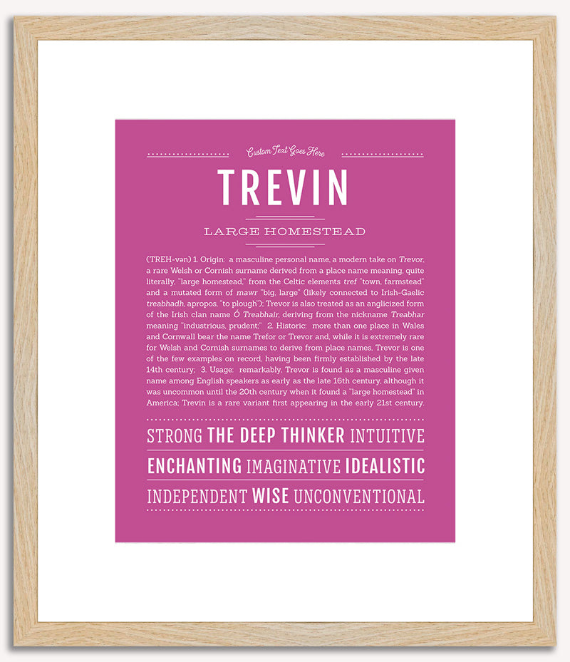 Trevin | Name Art Print