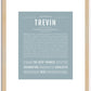 Trevin | Name Art Print