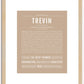 Trevin | Name Art Print