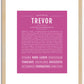 Trevor | Name Art Print