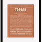 Frame Options | Terra Cotta | Black Frame, Matted